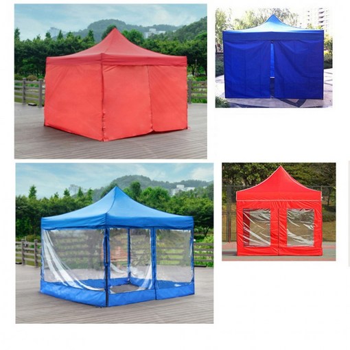 몽프레 포차 캐노피 행사 천막 온실 야시장 투명 바람막이 4면세트, 스텝에이 2X2 일반바람막이4면세트블랙