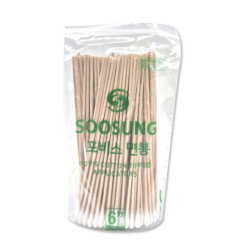 수성위재 솜면봉 긴면봉15cm 100개 x 10팩