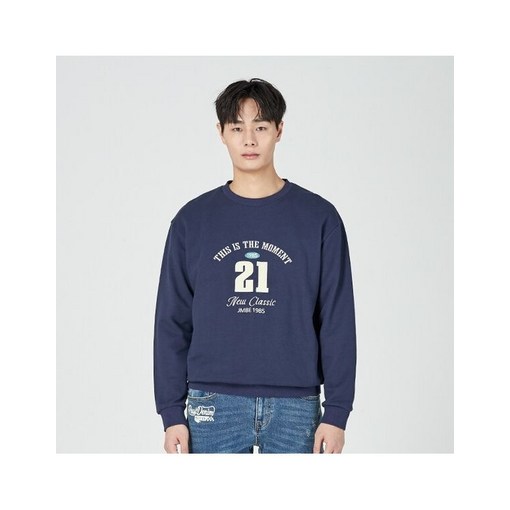 잠뱅이 공용 아트웍 맨투맨 DO1WTS248NA 738470