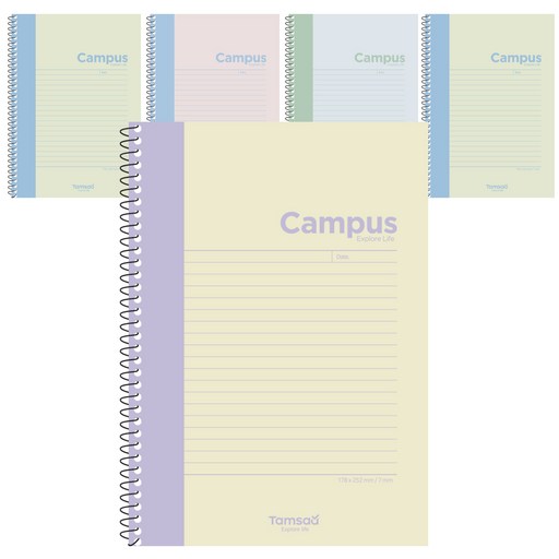 탐사 파스텔 캠퍼스 스프링 노트