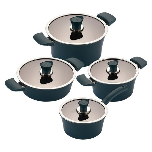 해피콜 인덕션 이든 냄비세트 4개, 스투키그린, 편수 18cm + 양수 20cm + 전골 24cm + 곰솥 24cm