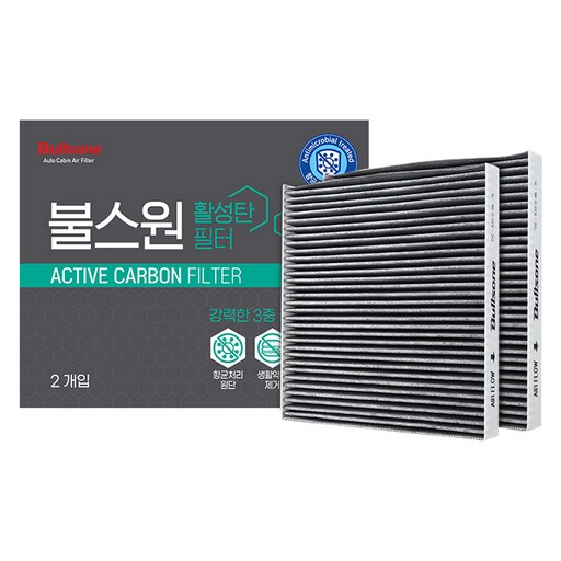 불스원 활성탄 에어컨 히터 필터 2p