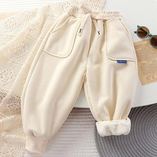 엠케이 아동용 익스트림 웜 잔골지 융기모 조거팬츠 따뜻하고 스타일리시한 겨울 필수 아이템