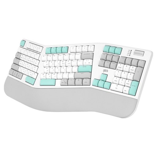 지클릭커 무선 OFFICEPRO 인체공학 로우키 저소음 블루투스 풀윤활 기계식 키보드