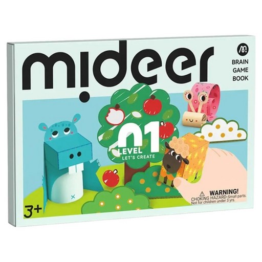 mideer 美術創意書 腦力啟蒙 LEVEL1