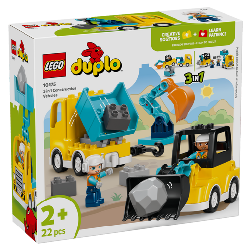 LEGO 得寶系列 3合1工程車 10475, 混和顏色, 1個