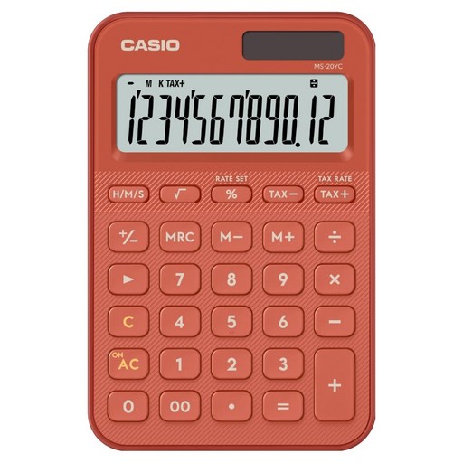 카시오 컬러 전자계산기 MS-20YC