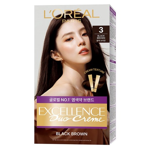 로레알파리 엑셀랑스 듀오크림 나눠쓰는 새치염색 염모제