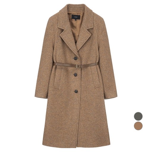 온앤온 여성용 오버사이즈 테일러드 울코트 NEW3WHB14