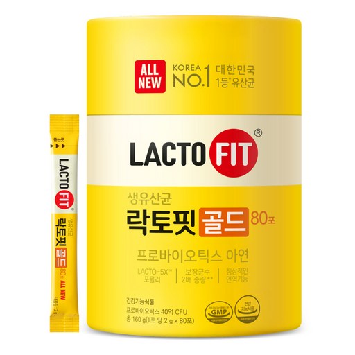 락토핏 정품 골드 80포 가격비교 상품평 구매가이드