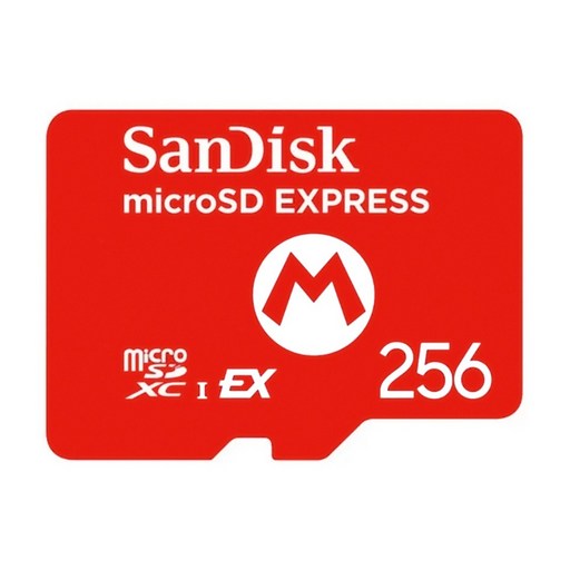 SanDisk 晟碟 microSDTM Express card for Nintendo SwitchTM 2 256GB, 紅色, 1個, 單一商品