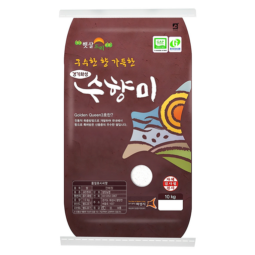 GAP 인증 수향미 골든퀸 3호 백미 특등급