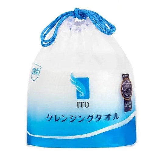 ITO 日本伊藤 捲筒式洗臉巾 20 x 20cm 80張, 白色, 1捲