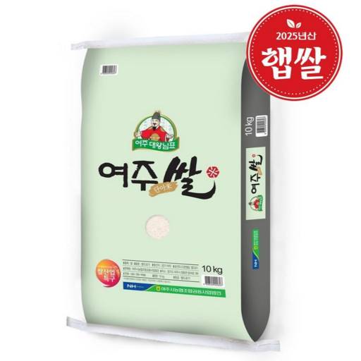2025년산 햅쌀당일도정 대왕님표 여주쌀추청, 특등급, 10kg, 1개