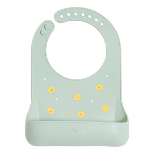 에디슨 프렌즈 베이비 실리콘 턱받이