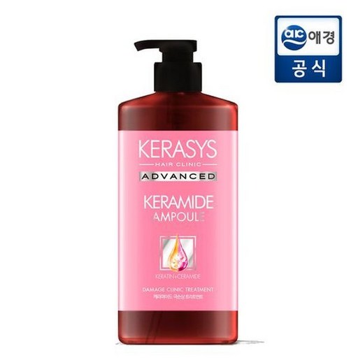 애경 케라시스 케라마이드극손상 트리트먼트로 건강한 모발 복구 1L 1개
