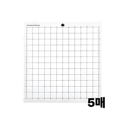 실루엣 카메오 전용 컷팅 매트 12x12  5장 세트