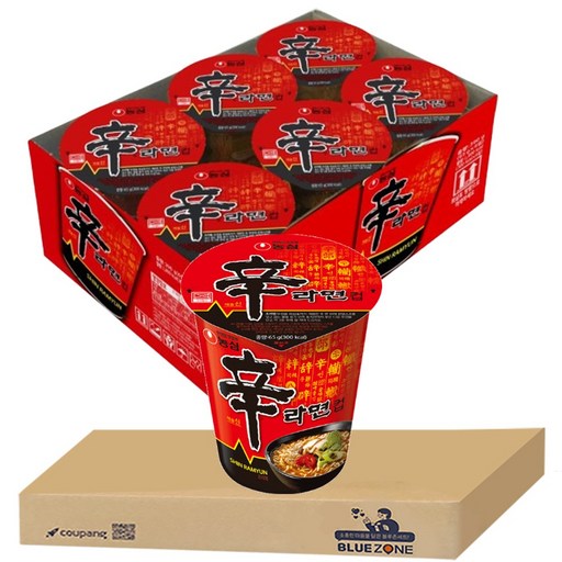 농심 신라면 컵 65g 최고의 맛을 경험하세요
