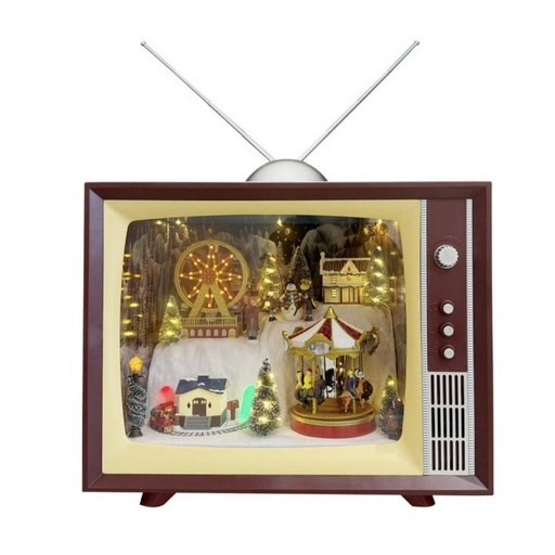 크리스마스 장식 멜로디 티비 45cm 파티 오르골 코스트코 무료배송