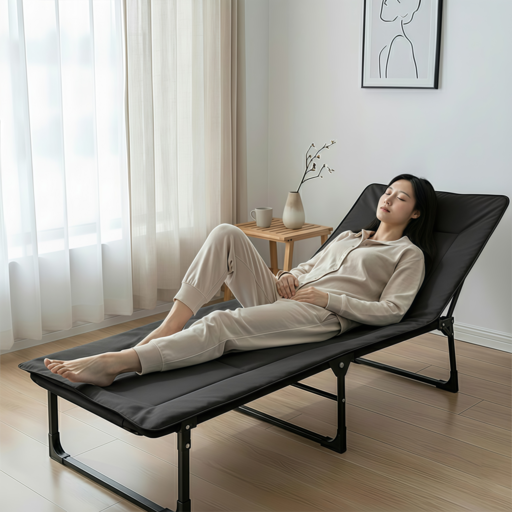 사무실 낮잠 접이식침대 휴대용 경량 캠핑 1인용 침대