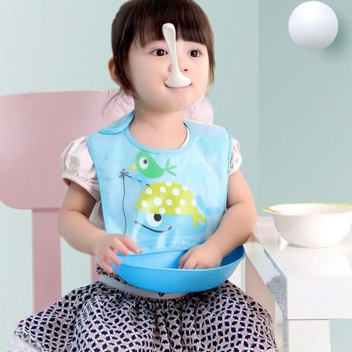 유아 아기 식사 이유식 받침 분리 턱받이 선택 고래 mrk88Cfx