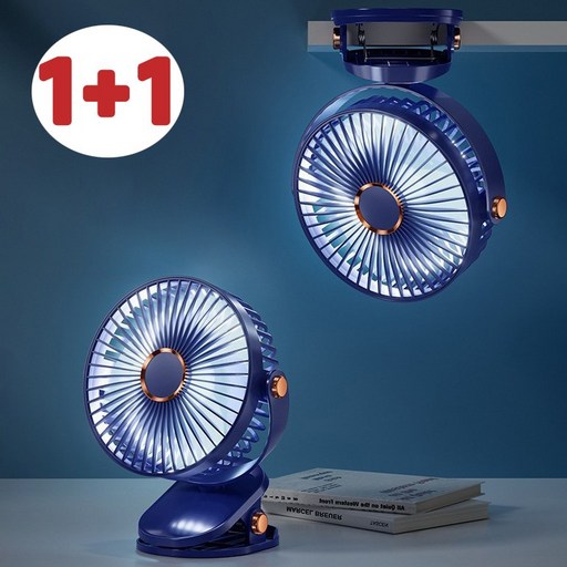 11 미니 무선 클립형 휴대용 선풍기 360도 회전 충전식 무드등 조명 다기능 탁상용 벽걸이 무소음 선풍기 유모차 캠핑