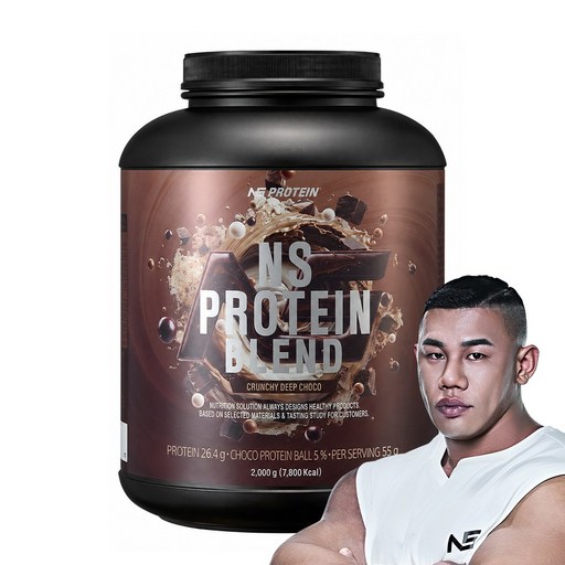 NS 프로틴 블렌드 WPI 함유 딥초코 2kg, 복합단백질 헬스보충제
