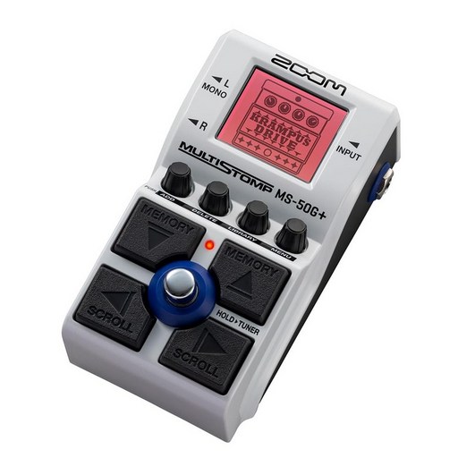 ZOOM MS-50G Plus 줌 기타용 멀티 이펙터 컴팩트 페달 스톰박스 사이즈 100종류