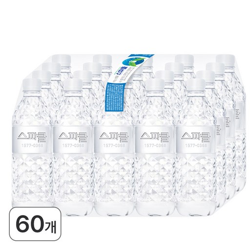 스파클 생수 무라벨 500ml 60개로 깨끗한 수분을 담다