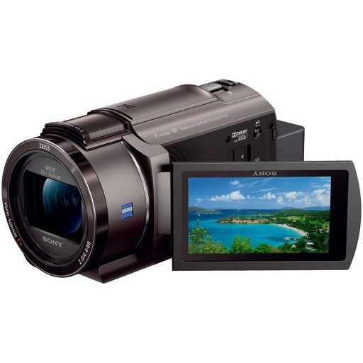 소니 캠코더 FDR-AX45 4K 64GB 광학 20배 청동 갈색 Handycam FDR-AX45 TI