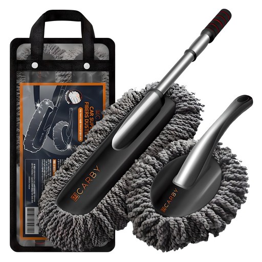 무로 카바이 차량용 극세사 먼지털이 세트 대형   소형   전용비닐팩