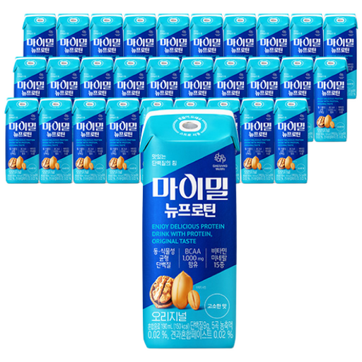 마이밀 뉴프로틴 드링크 오리지널 190ml 30개로 건강한 에너지와 단백질을 체험하세요