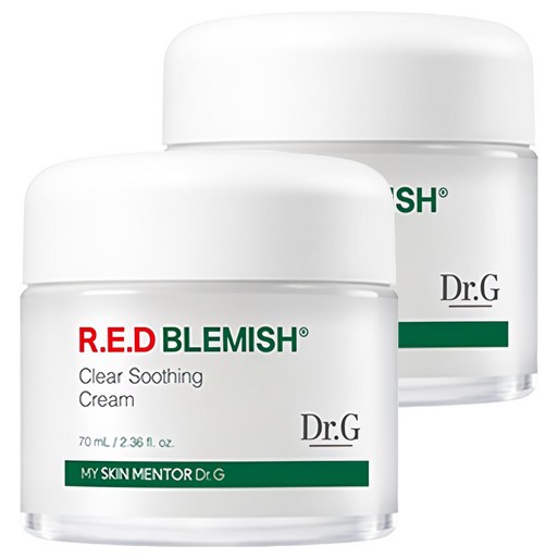 닥터지 레드 블레미쉬 클리어 수딩 크림, 70ml, 2개