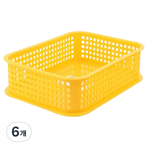 멀티 바구니 바스켓 미니 학교 교구 수납 A4 B5 A3 서랍 사물함 4호, 단일색상, 6개