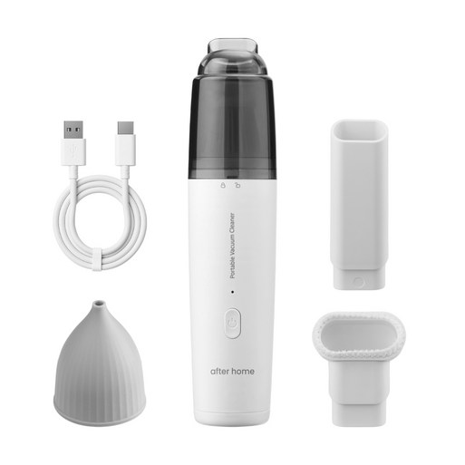 애프터홈 차량용 미니청소기 무선 핸디 소형청소기 책상 창틀 키보드 청소