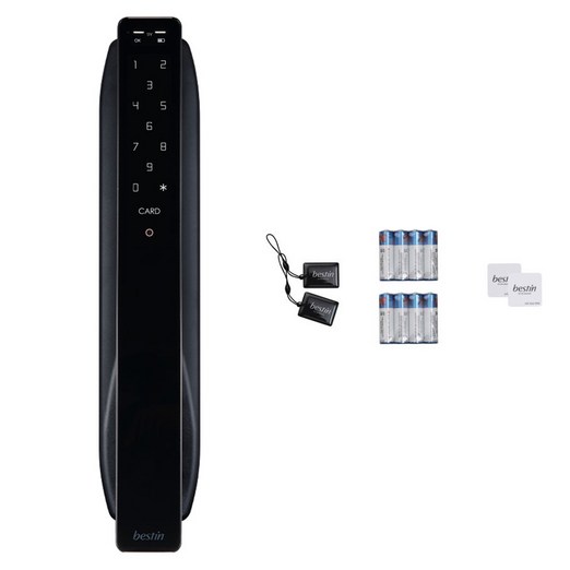 베스틴 얼굴인식 번호키 카드키 디지털 손잡이 있음 도어락