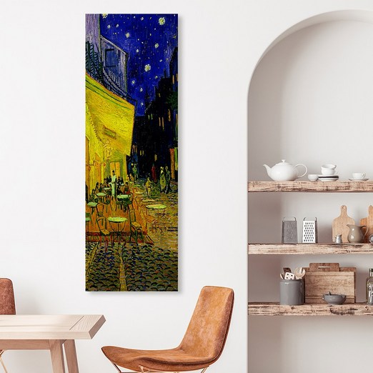 르와뜨갤러리 고흐 르동 클림트 르누아르 앙리마티스 세로형 명화 그림 캔버스 액자, 35.고흐아를르포룸카페
