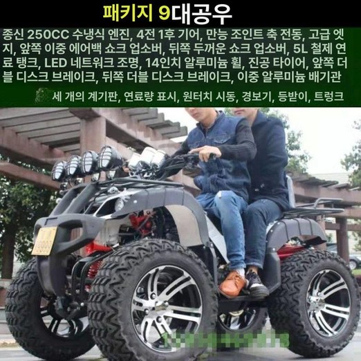 사륜 오토바이 사발이 팜트럭, 대형 불 패키지 9, 기본 모델명품번