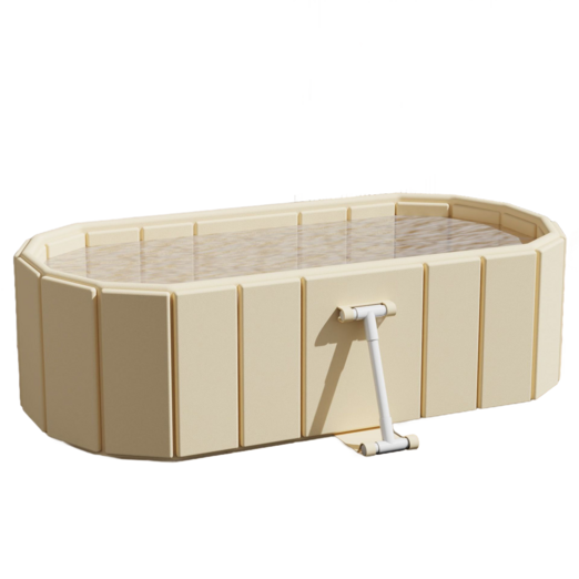 에스즈에 접이식 욕조 이동식 대형 이동식 간이 반신욕조 성인용 목욕통, 1개