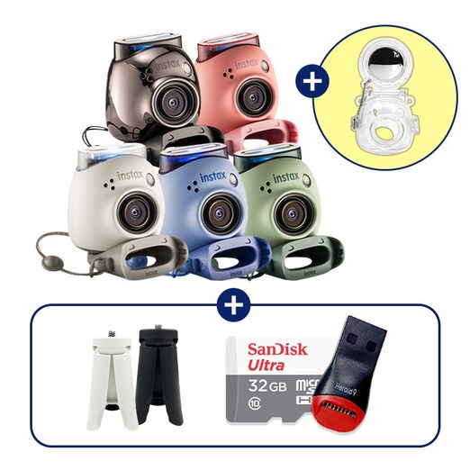 인스탁스 PAL 팔 디지털 키링캠투명케이스선물SET