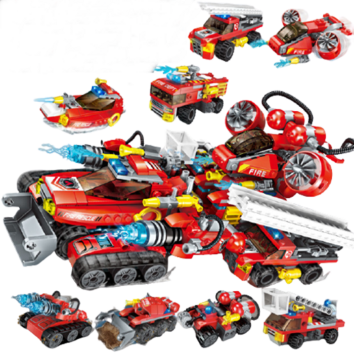 10살 장난감 레고 세일 할인 초등 장난감 6세 7세 8세 레고 소방차 호환 구조 변신 로보트 6세 유아 어린이 크리스마스 선물