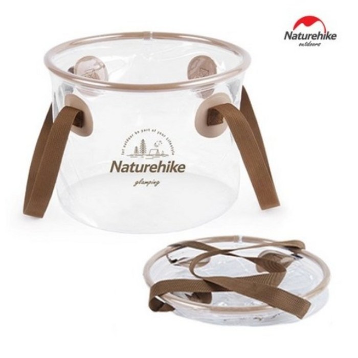네이처하이크 캠핑 투명 설거지통 식수 방수 바스켓 바구니 10L 20L