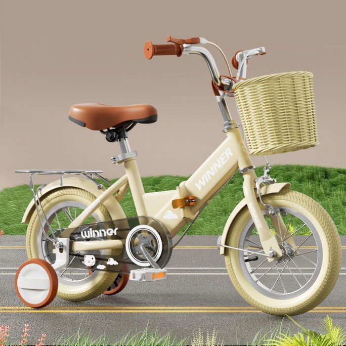 어린이 자전거 3-4-5-6-7-8세 아동용 보조바퀴 자전거