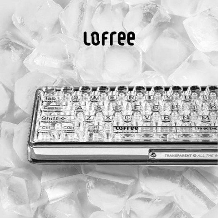 LOFREE 로프리 투명 키보드 기계식 1 68키 카일 해파리축