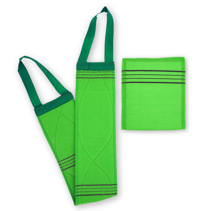 때 잘밀리는 전신 때밀이 세트 등타올 손타올 2종 세트 전통 방식 그대로 이태리 스타일