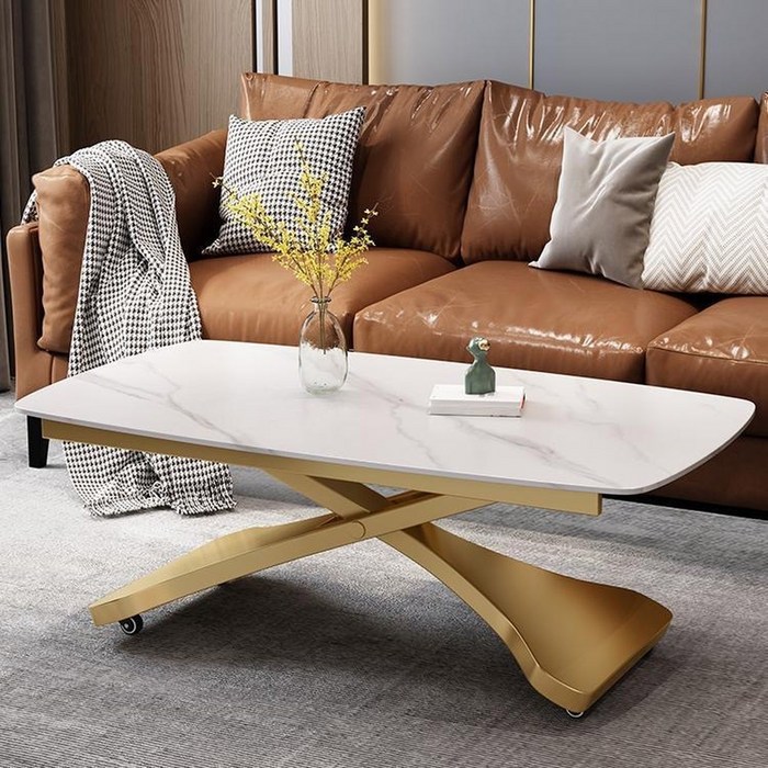 트렌스포머 테이블 리프팅 리프트업 탁자 카페 높낮이조절 이동식 원목 인테리어