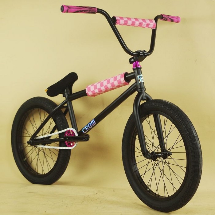BMX 묘기 자전거 스턴트 익스트림 스포츠 입문용, H. 블랙핑크리어브레이크 BMX 묘기 자전거 스턴트 익스트림 스포츠 입문용, H. 블랙핑크리어브레이크
