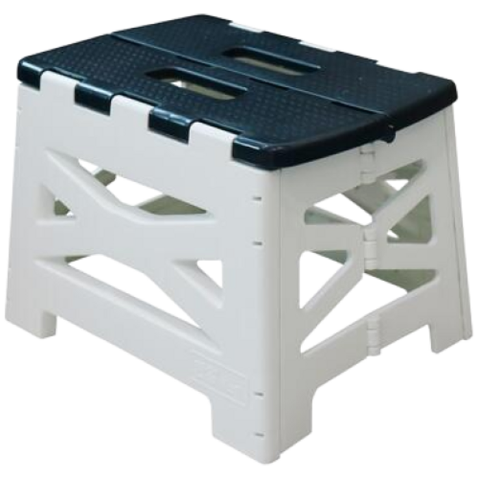 아리노 국산 접이식 의자 중 화이트네이비오렌지 논슬립 폴딩의자 캠핑용 스툴, 1개, 중 x 화이트네이비