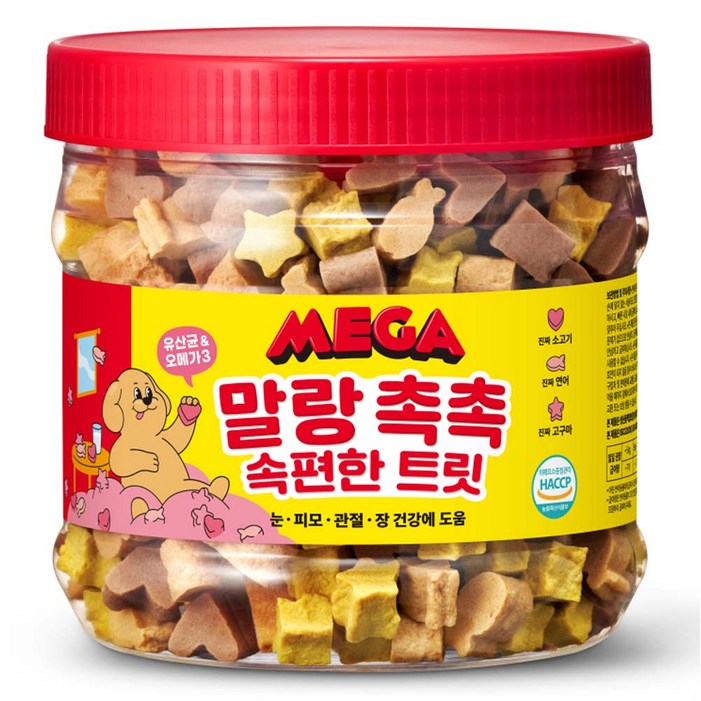 메가 강아지 말랑 촉촉 속편한 트릿