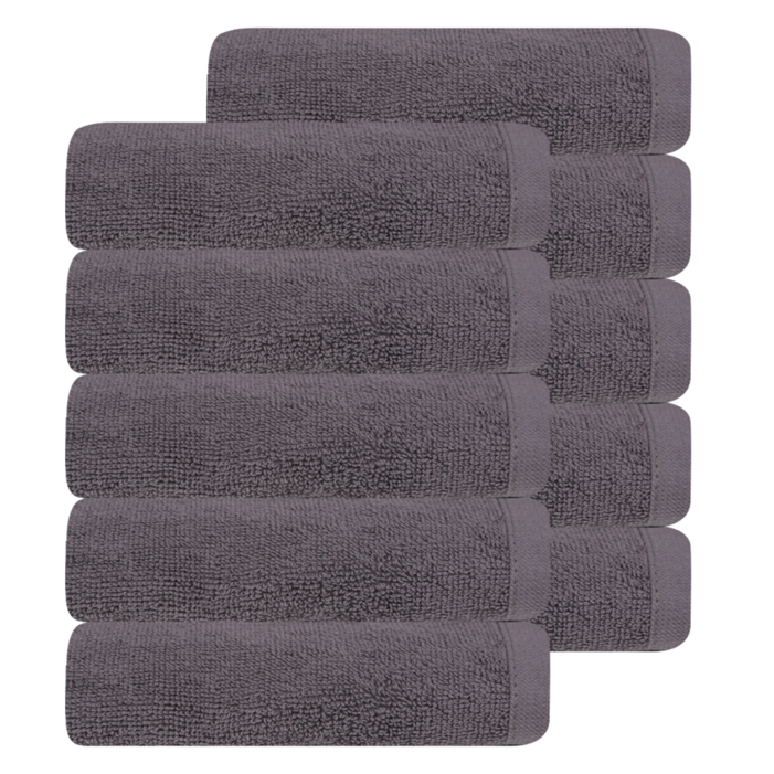 키리아 프리미엄 미용 업소용 다용도 수건 75g 30수 면사, 그레이, 10개